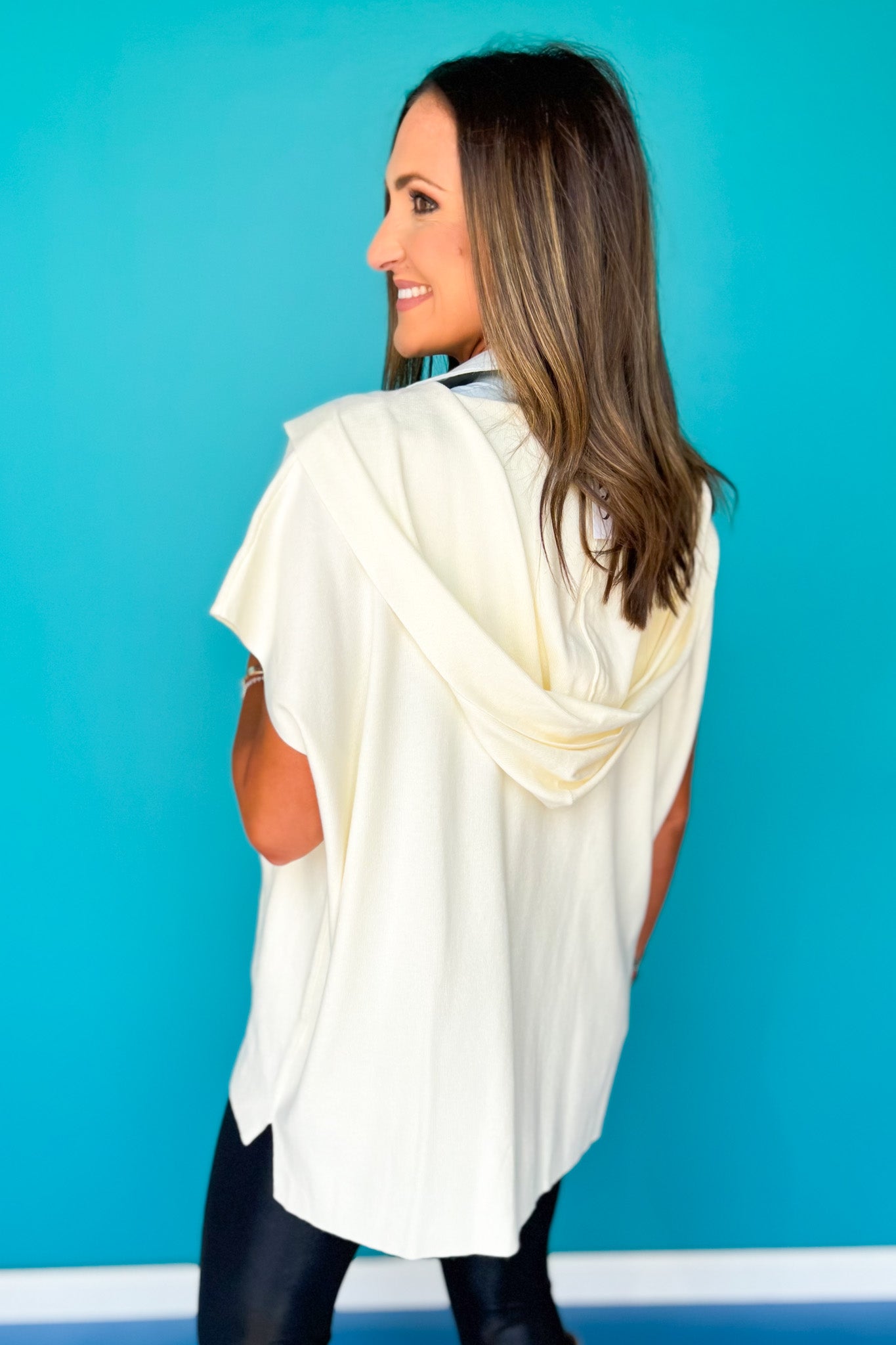 SSYS Hooded Genni Top In Ivory