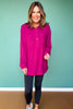 SSYS Jess Cozy Fleece Lined Top In Orchid