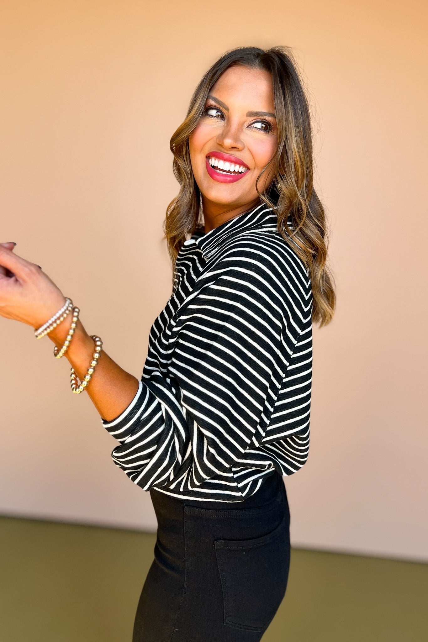 Cream Striped Knit V Neck Top, must have top, must have style, fall style, fall fashion, elevated style, elevated style, mom style, shop style your senses by mallory fitzsimmons, ssys by mallory fitzsimmons