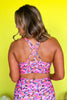 SSYS Pink Camo Butter Criss Cross Back Sports Bra, Ssys athlesiure, athleisure, elevated athleisure, signature sports bra, must have sports bra , athletic sports bra, athletic style, mom style, shop style your senses by mallory fitzsimmons, ssys by mallory fitzsimmons