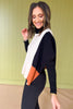 THML Cream High Neck Colorblock Poncho Top, must have sweater, must have style, fall style, fall fashion, elevated style, elevated sweater, mom style, shop style your senses by mallory fitzsimmons, ssys by mallory fitzsimmons