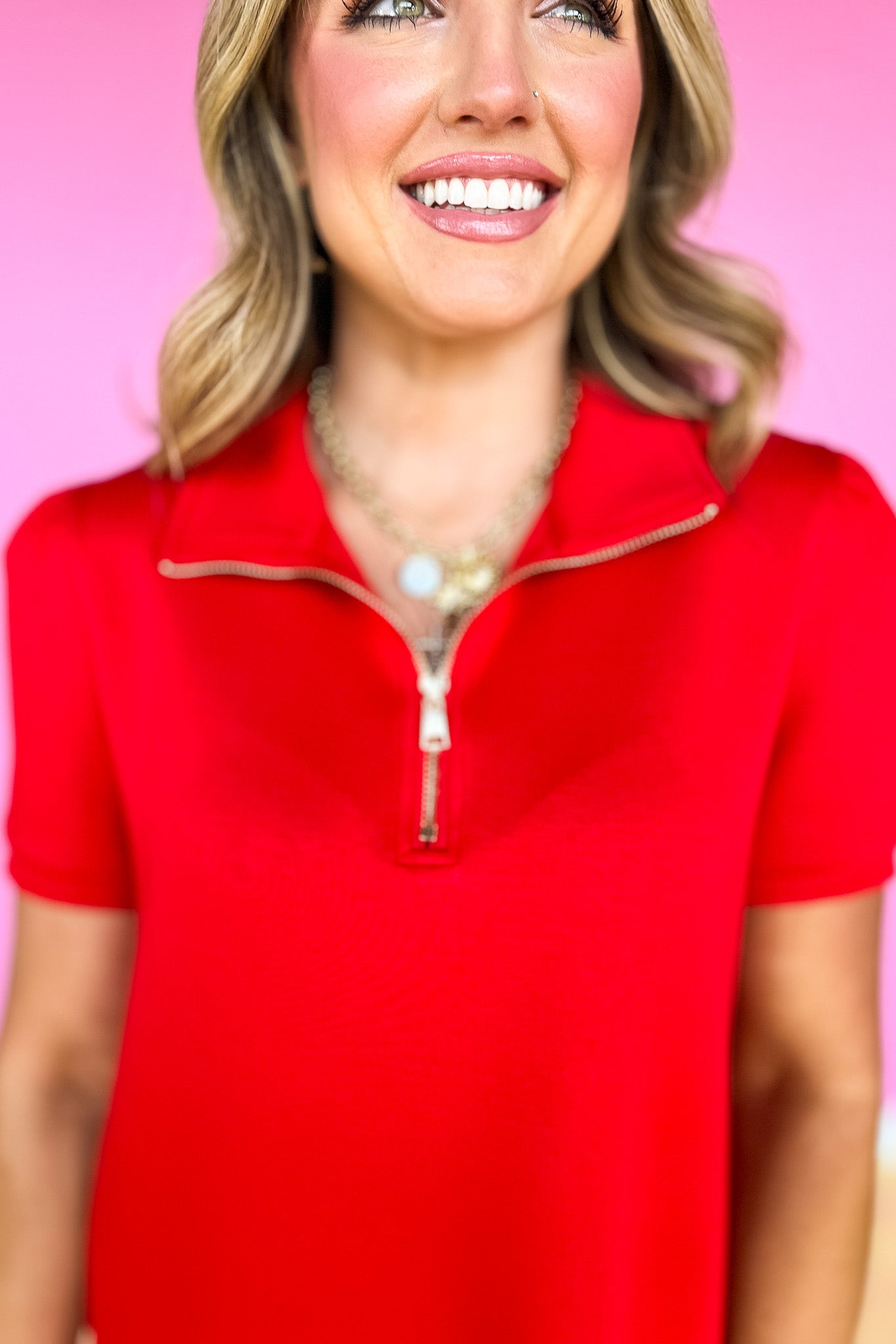 SSYS Red Everyday Dress In Air, ssys exclusive, must-have piece, elevated athleisure, ssys by mallory fitzsimmons