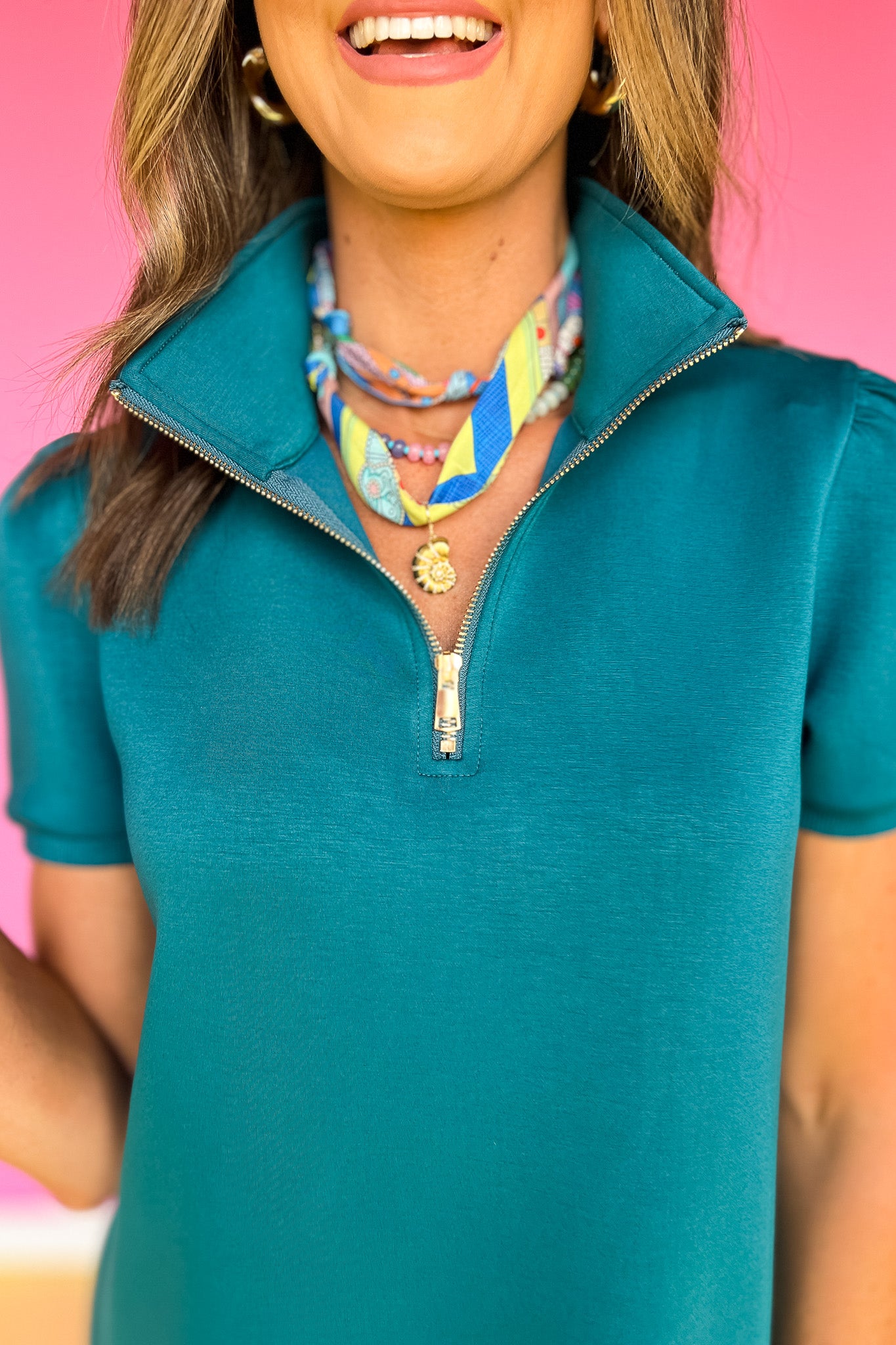 SSYS Teal Everyday Dress In Air, ssys exclusive, must-have piece, elevated athleisure, ssys by mallory fitzsimmons