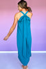 SSYS Channing Bow Back Midi Dress In Teal *FINAL SALE*