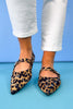 Animal Print Stud Detail Buckle Ballet Flats *FINAL SALE*