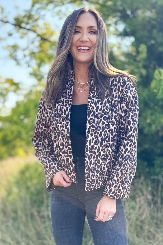 SSYS Wren Quilted Jacket In Animal