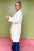 Cream Woven Double Breast Coat *FINAL SALE*