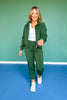 SSYS Hunter Scuba Ruffle Neck Zip Jacket