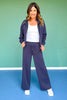 SSYS Scuba Wide Leg Pants In Navy