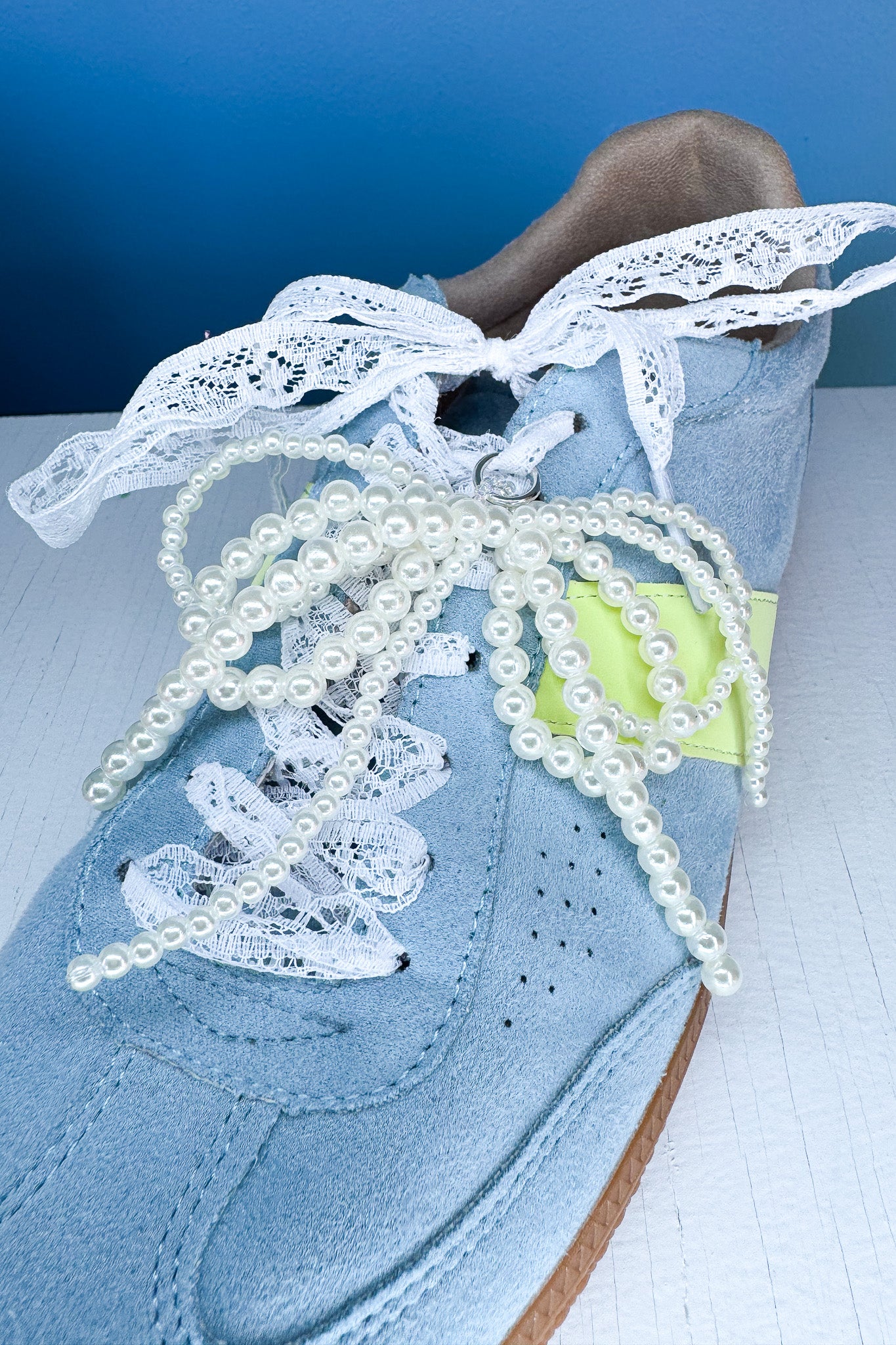 SSYS Pearl Bow Shoe Charm