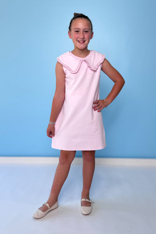 SSYS Kids Pippa Sleeveless Dress In Baby Pink