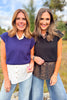 SSYS Amy V Neck Sleeveless Sweater In Navy