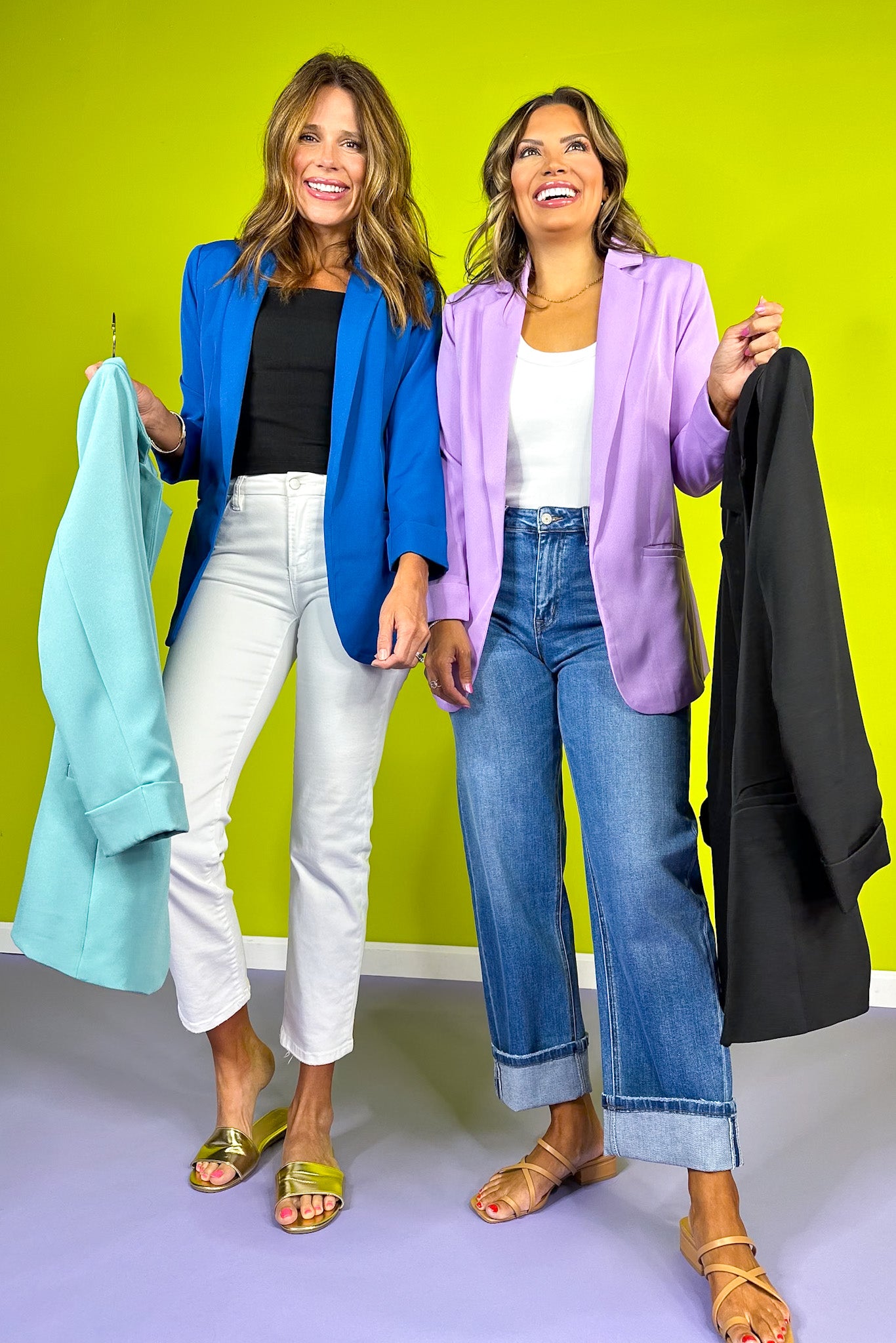 Bright Lavender Open Front Classic Blazer *FINAL SALE*