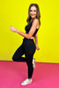 SSYS Ribbed Band Jogger Leggings In Black *FINAL SALE*