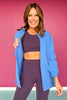 SSYS Signature Split Sweatshirt In Cornflower