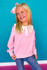 SSYS Kids Skye Solid Top In Pink