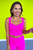 SSYS Neon Pink Incognito Biker Shorts