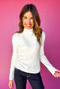 SSYS Mila Knit Turtleneck In Ivory