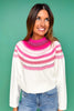 SSYS Julia Fair Isle Sweater In Ivory