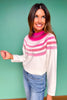 SSYS Julia Fair Isle Sweater In Ivory