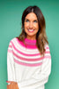 SSYS Julia Fair Isle Sweater In Ivory