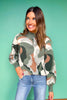 SSYS Aspen Mock Neck Sweater In Abstract Camo