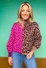 SSYS Cynthia Mock Neck Sweater In Multi Animal