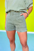 Olive Denim Washed Cargo Shorts *FINAL SALE*