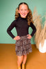 SSYS Kids Ella Mesh Tulle Skirt In Animal