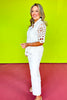 Off White Lace Collared Top *FINAL SALE*