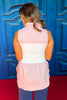 SSYS Signature Sleeveless Poplin Undershirt In Light Pink *FINAL SALE*