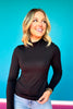SSYS Signature Long Sleeve Turtleneck In Black