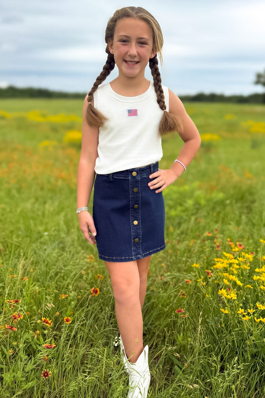 SSYS Rayne Kids Denim Skirt