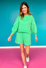 SSYS Myla Sweatshirt Shorts Set In Green