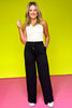SSYS Lightweight Air Wide Leg Pants In Black *FINAL SALE*