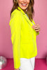 Lime Notch Lapel Side Pocket Single Button Blazer, blazer, lime blazer, single button blazer, side pocket blazer, must have blazer, elevated blazer, elevated style, summer blazer, summer style, Shop Style Your Senses by Mallory Fitzsimmons, SSYS by Mallory Fitzsimmons