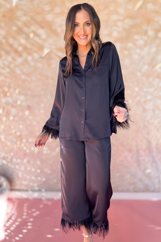 SSYS Blakely Black Feather Pajamas