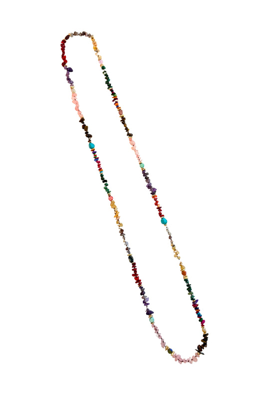 Multi Colored Mixed Beaded Necklace