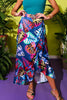 SSYS Miley Midnight Palms Print Wrap Skirt