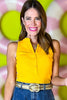 SSYS Cece Knit Sleeveless Tank In Orange *FINAL SALE*
