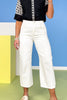 Off White High Waist Ankle Barrel Jeans *FINAL SALE*