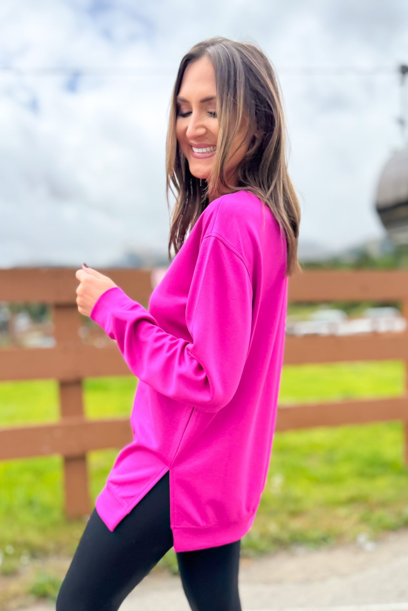 SSYS Lilly Air Sweatshirt In Orchid