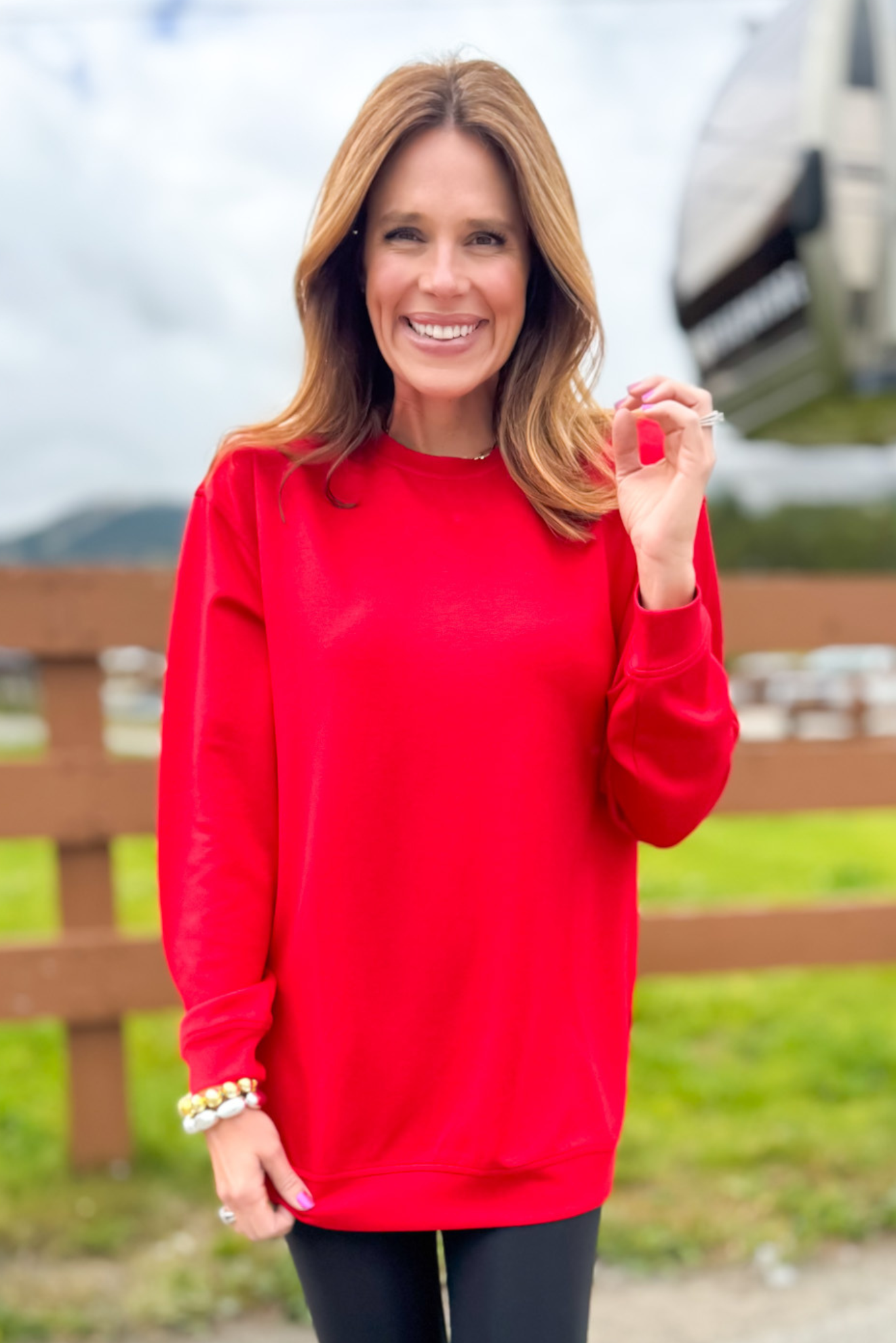 SSYS Lilly Air Sweatshirt In Red