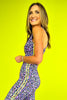 SSYS Lime Pink Neon Animal Print Stripe Sports Bra