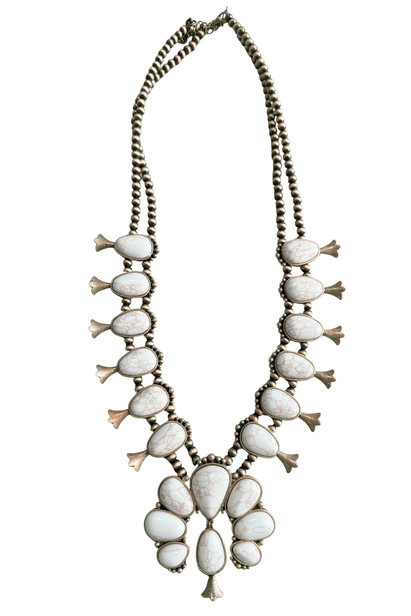 Ivory Squash Blossom Necklace