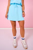 SSYS Peyton Scuba Skort In Baby Blue
