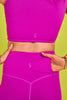 SSYS Magenta Incognito High Waist Leggings