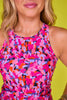 SSYS Pink and Orange Camo Fitted Racerback Tank