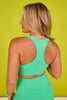 SSYS Solid Racerback Sports Bra in Mint
