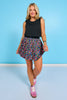 SSYS Ruffle Twist Back Active Tank In Black